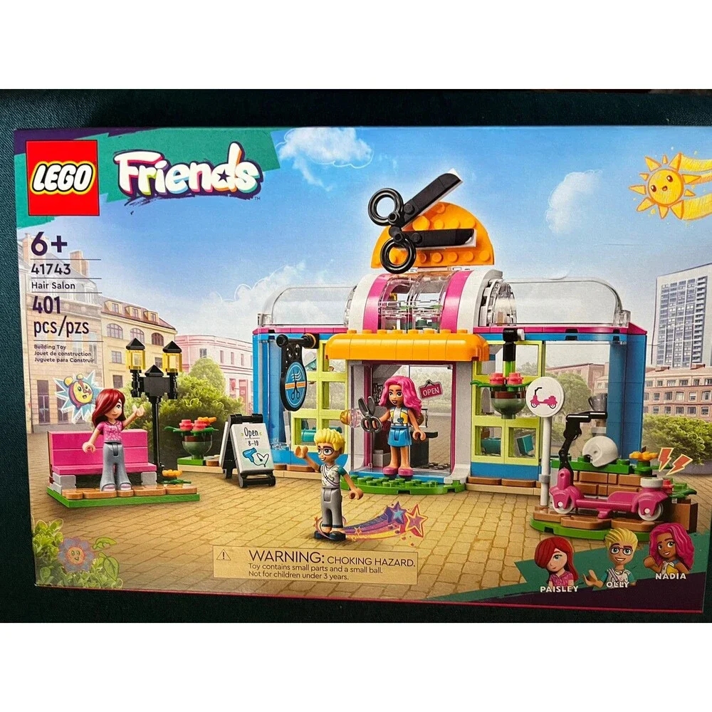 LEGO Friends Hair Salon 41743 Building Toy Set for Kids